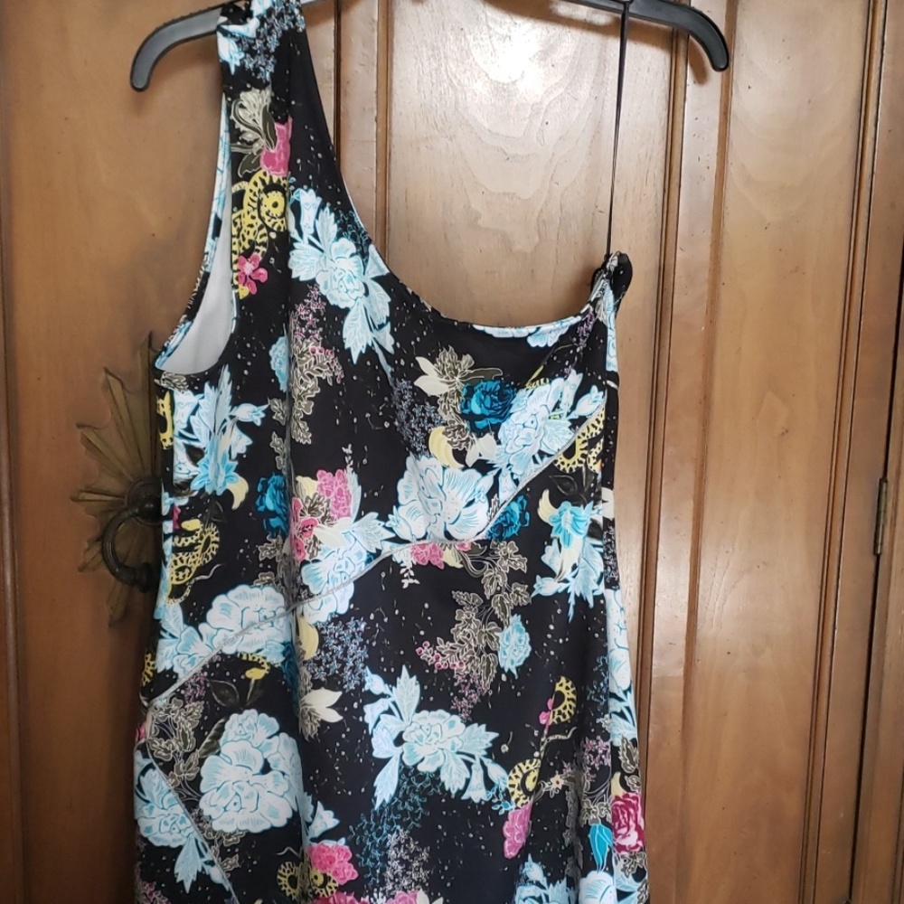 Sexy floral dress.